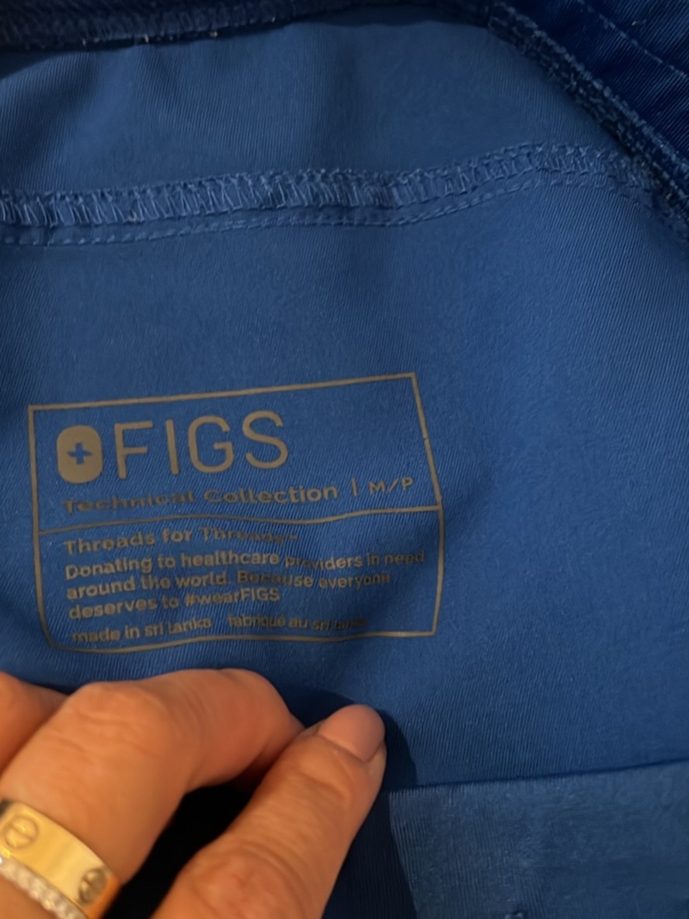 Figs Scrub Set blue medium - Picture 6 of 6